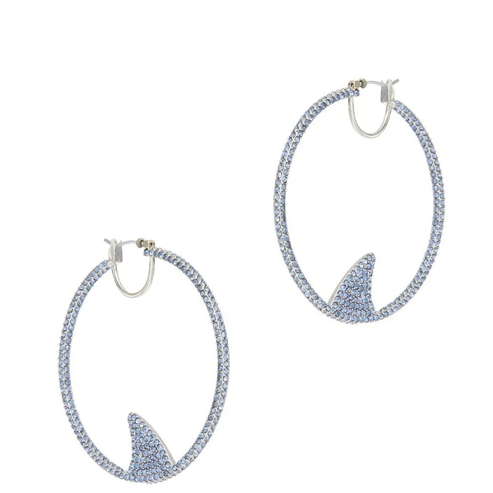 Kate Spade Shark Fin Hoop Earrings